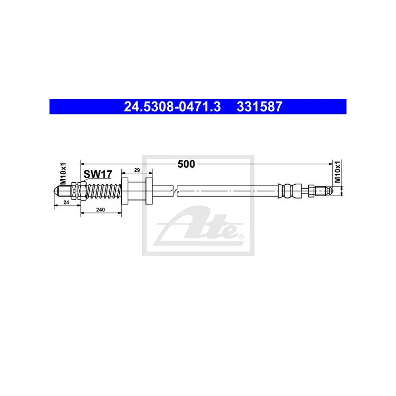 Flexible de frein ATE 24.5308-0471.3