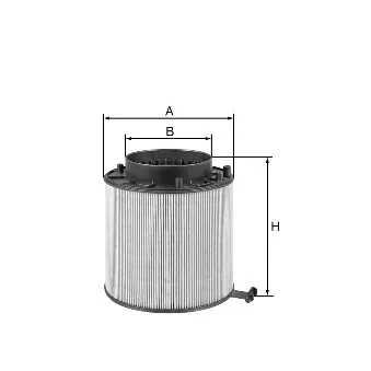 Filtre à air MANN-FILTER C 17 014