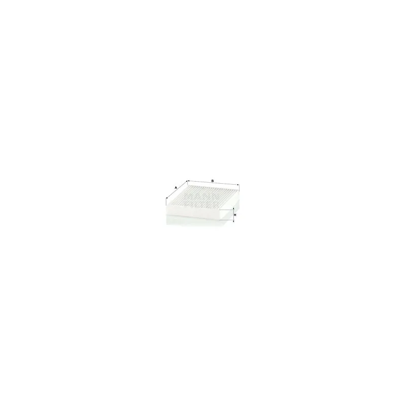 Filtre, air de l'habitacle MANN-FILTER CU 14 001