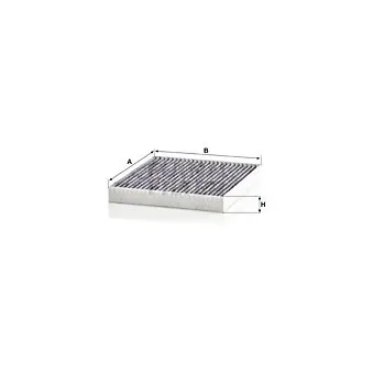 Filtre, air de l'habitacle MANN-FILTER CUK 24 017