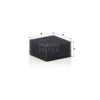 Filtre, ventilation du carter-moteur MANN-FILTER LC 5006