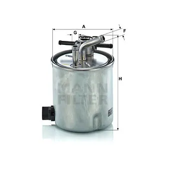 Filtre à carburant MANN-FILTER WK 9067