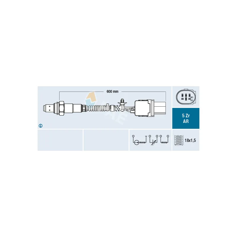 Sonde lambda FAE 75159