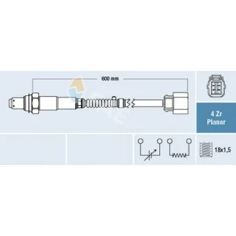 Sonde lambda FAE 77665