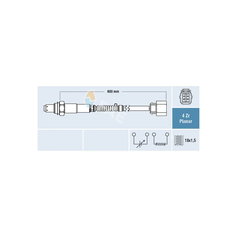 Sonde lambda FAE 77665