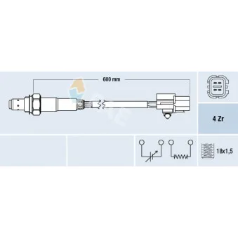 Sonde lambda FAE 77688