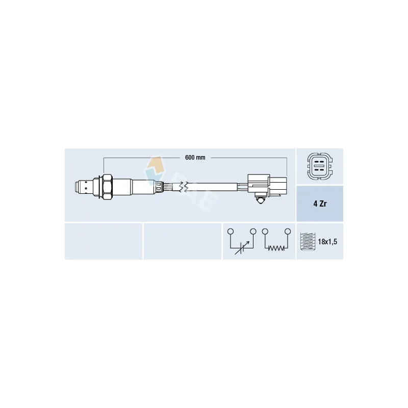 Sonde lambda FAE 77688