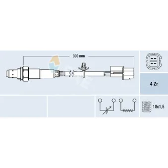 Sonde lambda FAE 77713