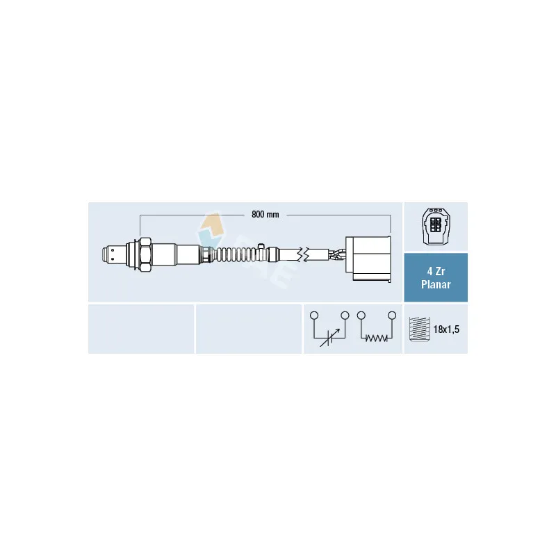 Sonde lambda FAE 77758