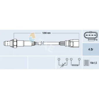 Sonde lambda FAE 77770