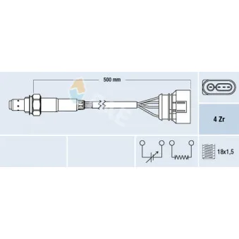 Sonde lambda FAE 77779