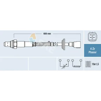 Sonde lambda FAE 77780