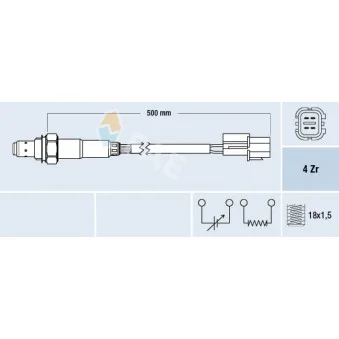 Sonde lambda FAE 77789
