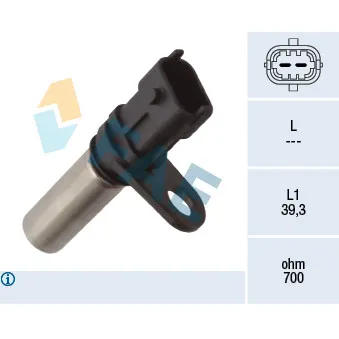 Capteur d'angle, vilebrequin FAE 79517