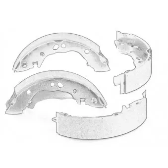 Jeu de mâchoires de frein KOREA C00515OEM
