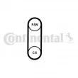 Jeu de courroies trapézoïdales à nervures CONTITECH 4PK711 ELAST T1 - Visuel 1