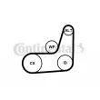 Jeu de courroies trapézoïdales à nervures CONTITECH 6PK1019 ELAST T2 - Visuel 2