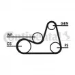 Jeu de courroies trapézoïdales à nervures CONTITECH 6PK1138D2 - Visuel 1