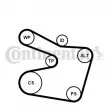Jeu de courroies trapézoïdales à nervures CONTITECH 6PK1538K2 - Visuel 1
