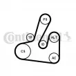 Jeu de courroies trapézoïdales à nervures CONTITECH 6PK1705K2 - Visuel 1