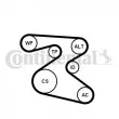 Pompe à eau+Jeu de courroie trapézoïdale à nervures CONTITECH 6PK1873WP1 - Visuel 1