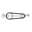 Jeu de courroies trapézoïdales à nervures CONTITECH 6PK842 ELAST T1 - Visuel 1