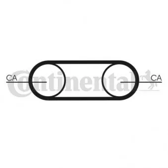 Courroie crantée CONTITECH CT1112