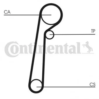 Courroie crantée CONTITECH CT1156