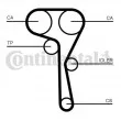 Courroie crantée CONTITECH CT1167 - Visuel 2