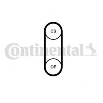 Courroie de distribution CONTITECH CT1190