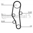 Kit de distribution CONTITECH CT589K2 - Visuel 2