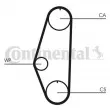 Pompe à eau + kit de courroie de distribution CONTITECH CT629WP1 - Visuel 2