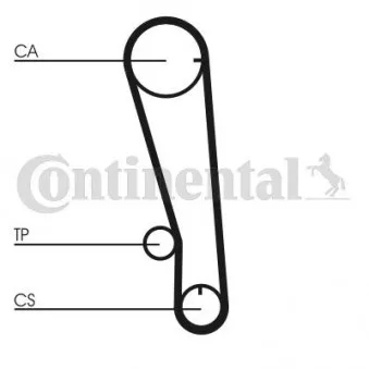 Kit de distribution CONTITECH CT665K1