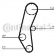 Kit de distribution CONTITECH CT666K1 - Visuel 1