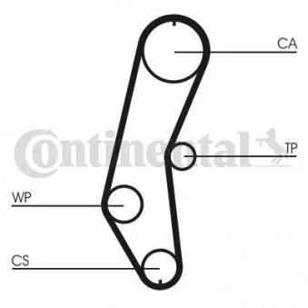 Kit de distribution CONTITECH CT666K1