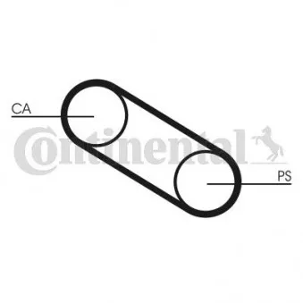 Courroie crantée CONTITECH CT667