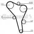 Courroie crantée CONTITECH CT867 - Visuel 2