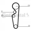 Courroie crantée CONTITECH CT878 - Visuel 1