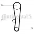 Courroie crantée CONTITECH CT895 - Visuel 1
