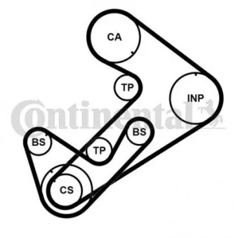Kit de distribution CONTITECH CT921K3PRO