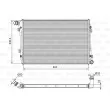 Radiateur, refroidissement du moteur VALEO 701664 - Visuel 2