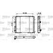Radiateur, refroidissement du moteur VALEO 732072 - Visuel 2
