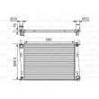 Radiateur, refroidissement du moteur VALEO 734273 - Visuel 2
