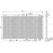 Radiateur, refroidissement du moteur VALEO 734716 - Visuel 2