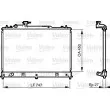 Radiateur, refroidissement du moteur VALEO 735577 - Visuel 2