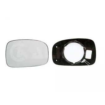 Verre de rétroviseur, rétroviseur extérieur ALKAR 6401280