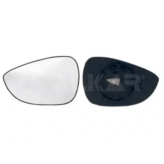 Verre de rétroviseur, rétroviseur extérieur ALKAR 6401394