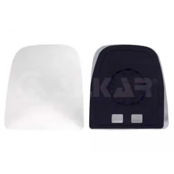 Verre de rétroviseur, rétroviseur extérieur ALKAR 6402249