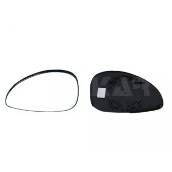 Verre de rétroviseur, rétroviseur extérieur ALKAR 6402855