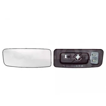 Verre de rétroviseur, rétroviseur extérieur ALKAR 6415994